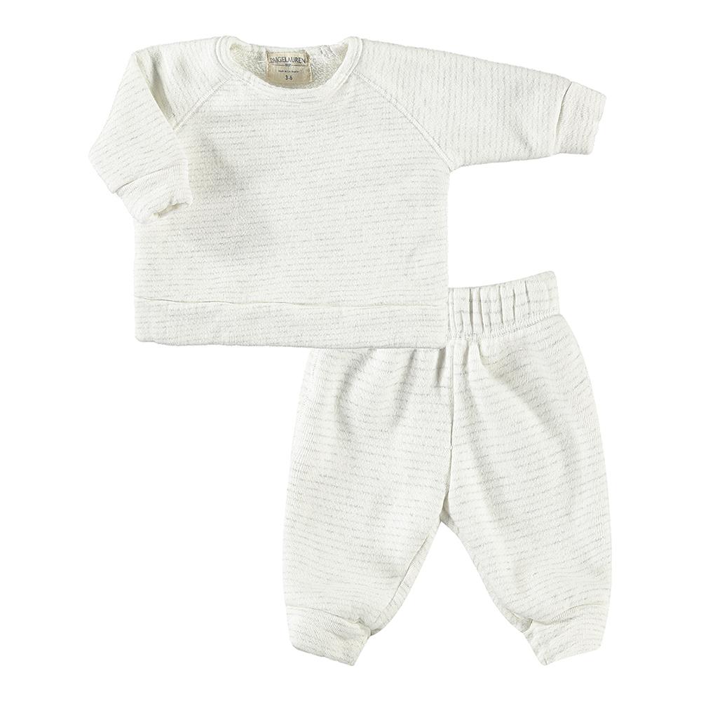 Kid Stripe Heavy French Terry Loungewear Sets