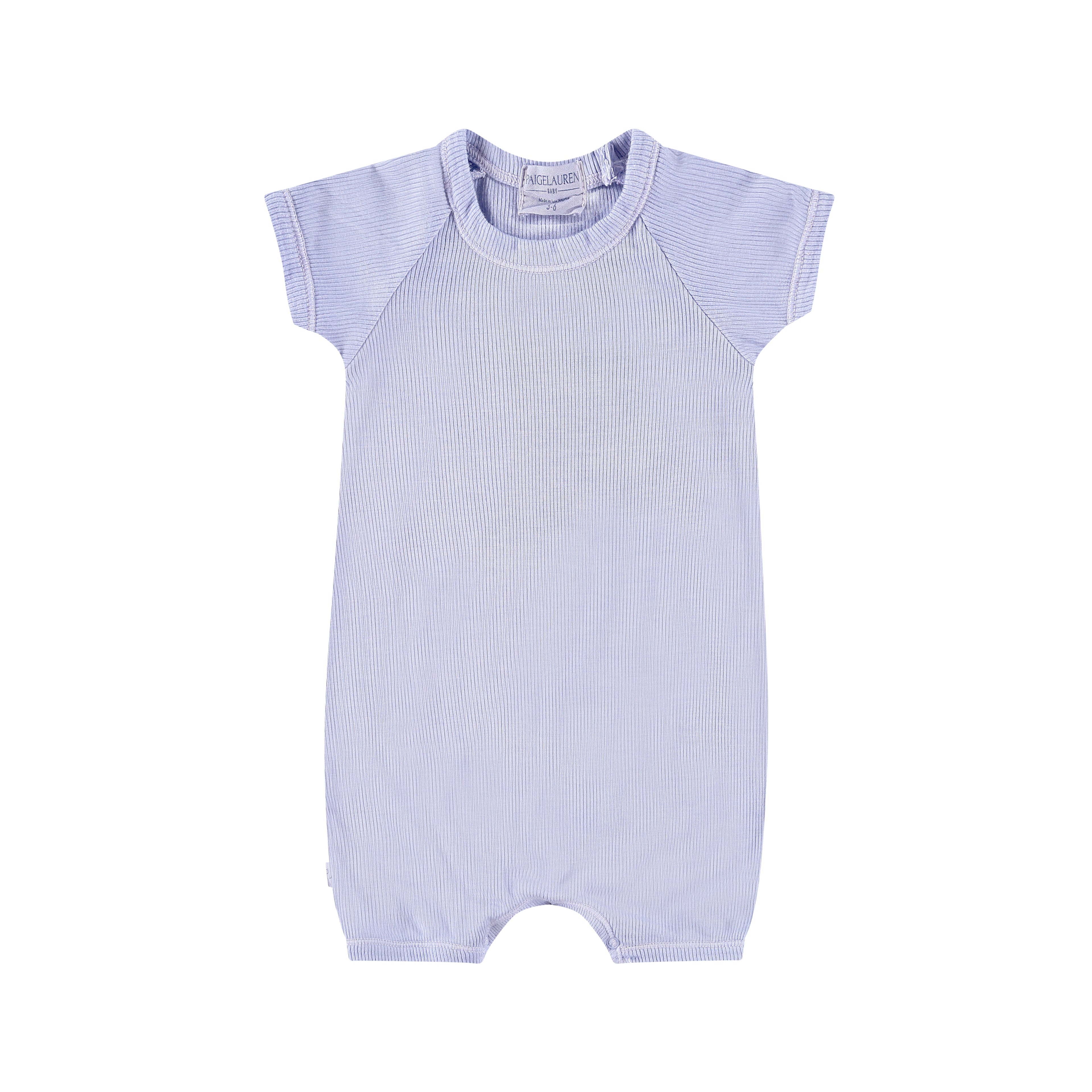 Garment Dye Ribbed Shortall Onesie