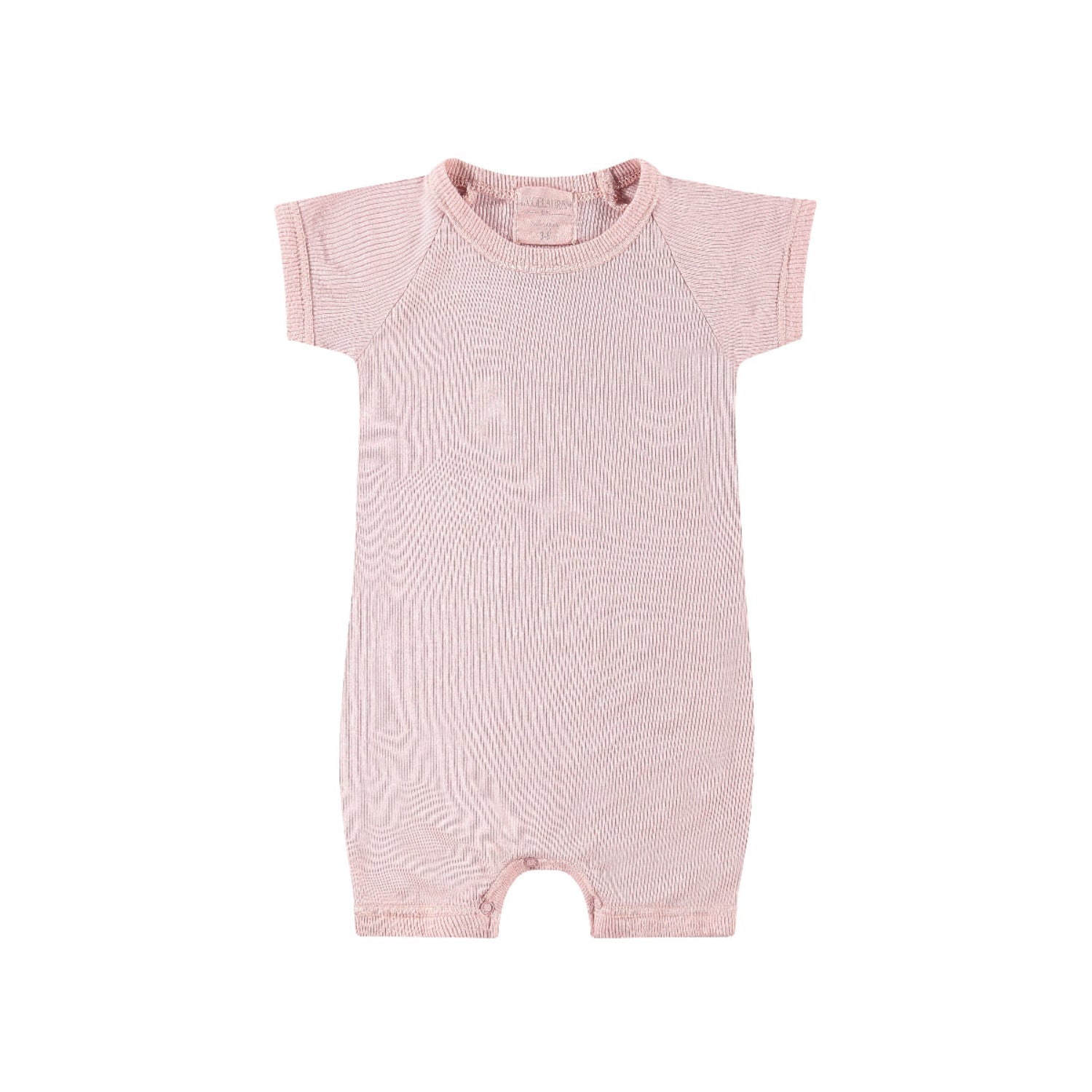 Garment Dye Ribbed Shortall Onesie