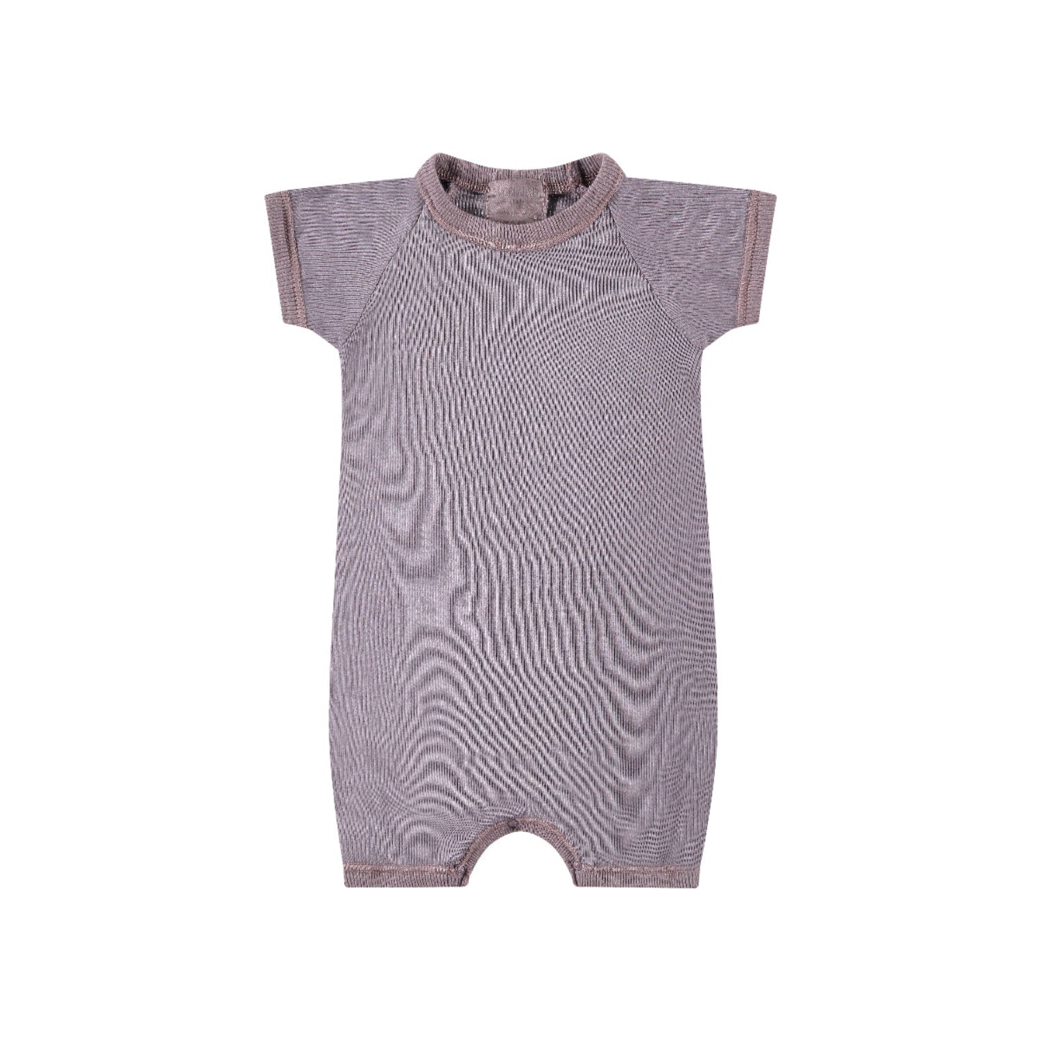 Garment Dye Ribbed Shortall Onesie