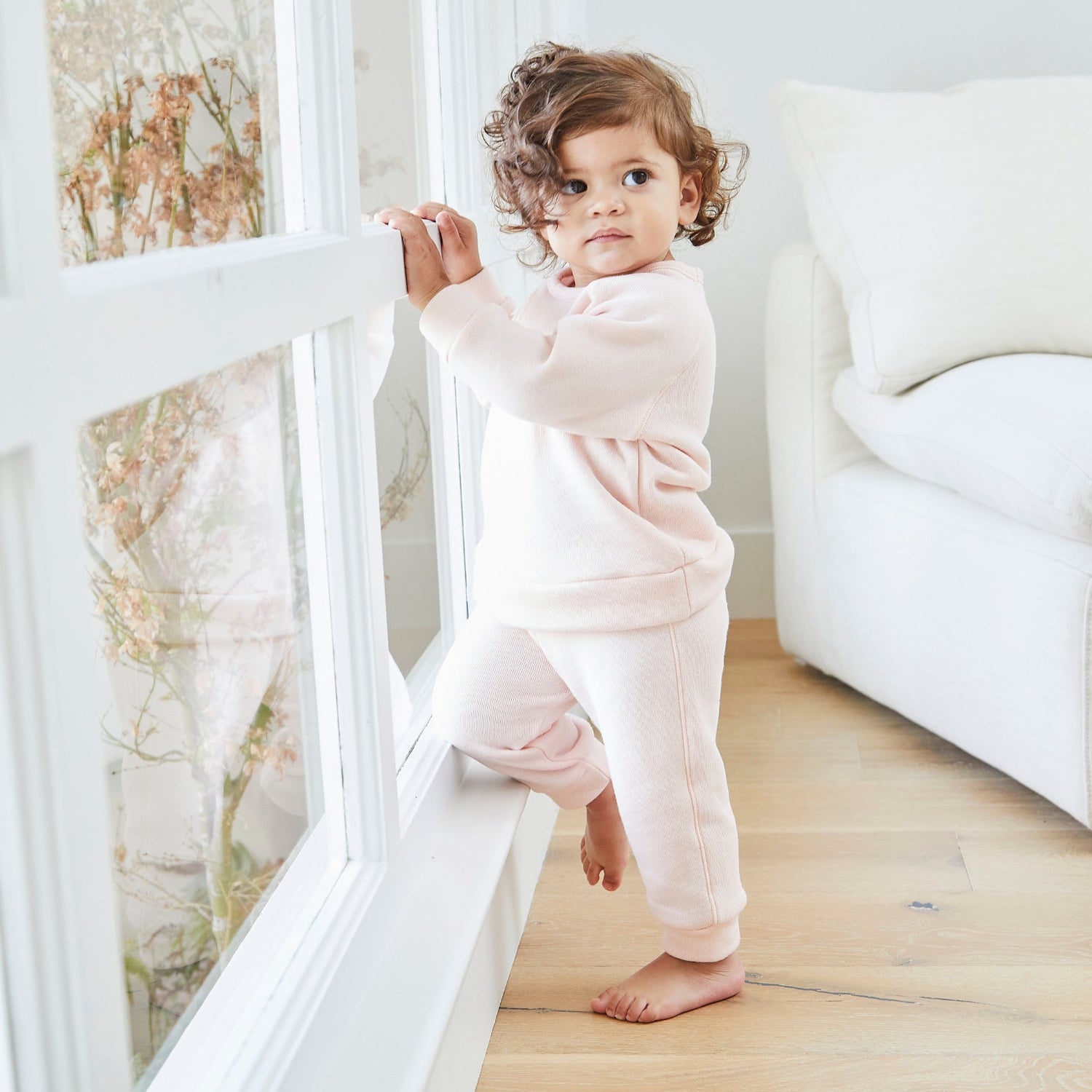 Kid Eco-Fleece Sweatshirt and Sweatpant Sets