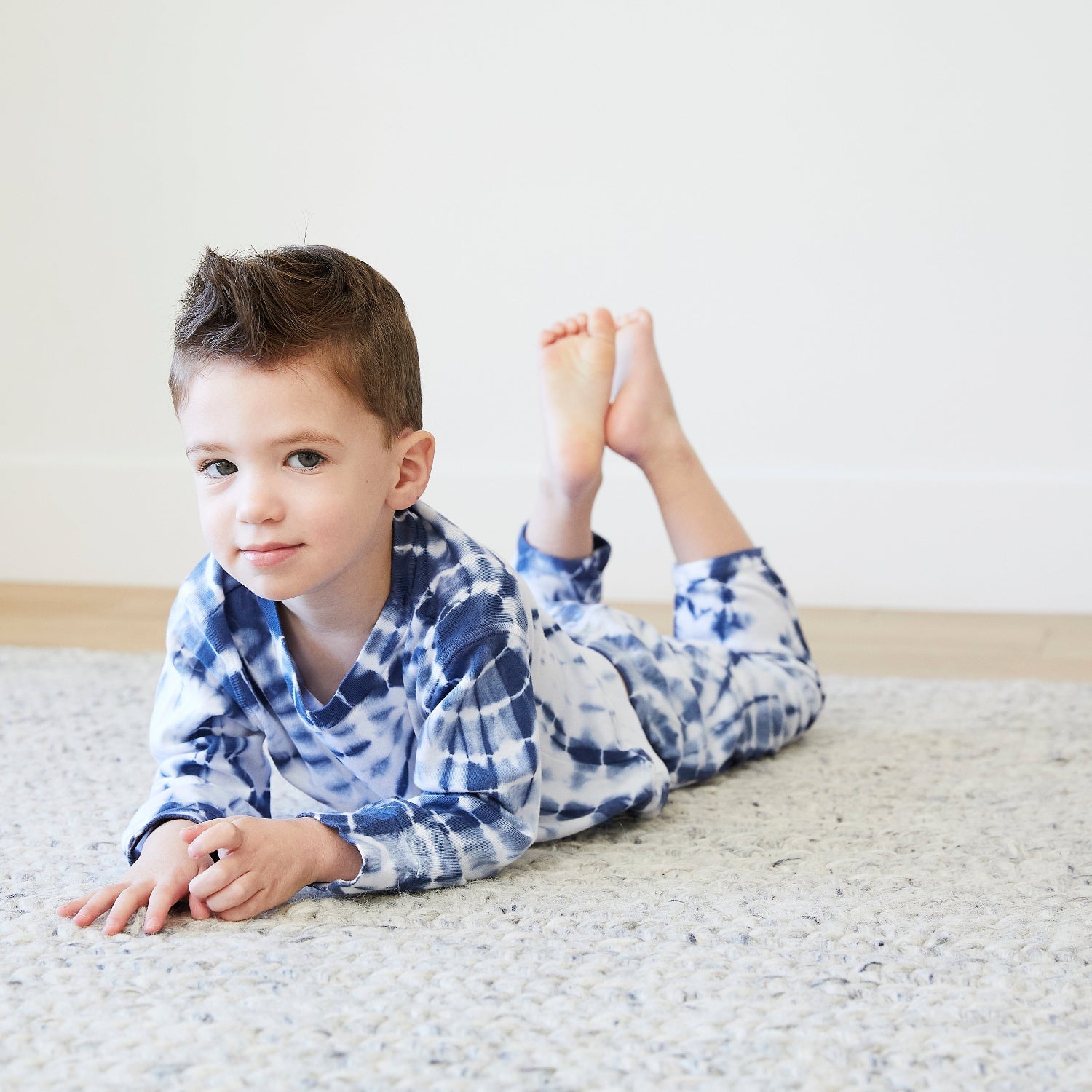 Tie Dye Rib Pullover and Pant Sets