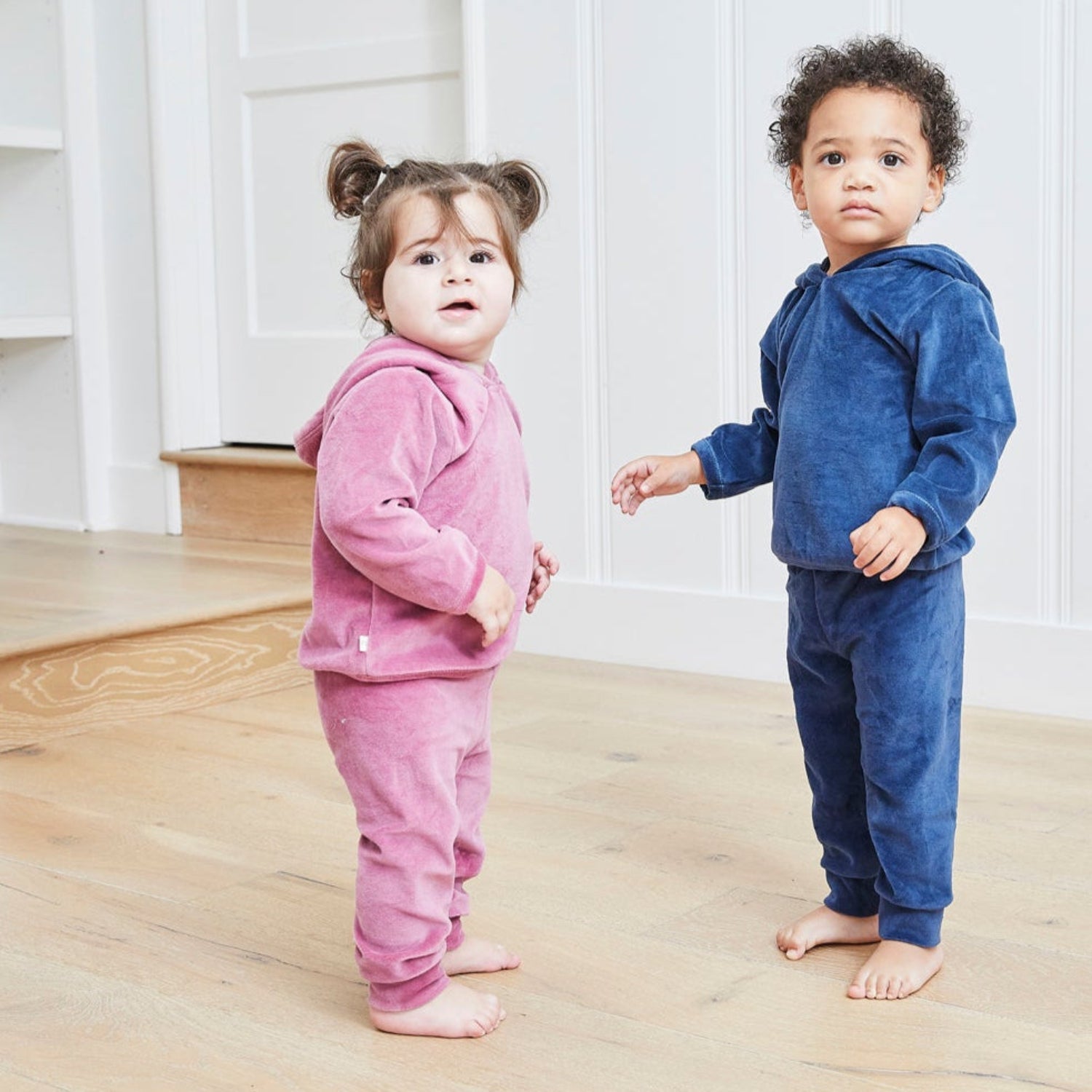 Velour Hoodie and Jogger Sets