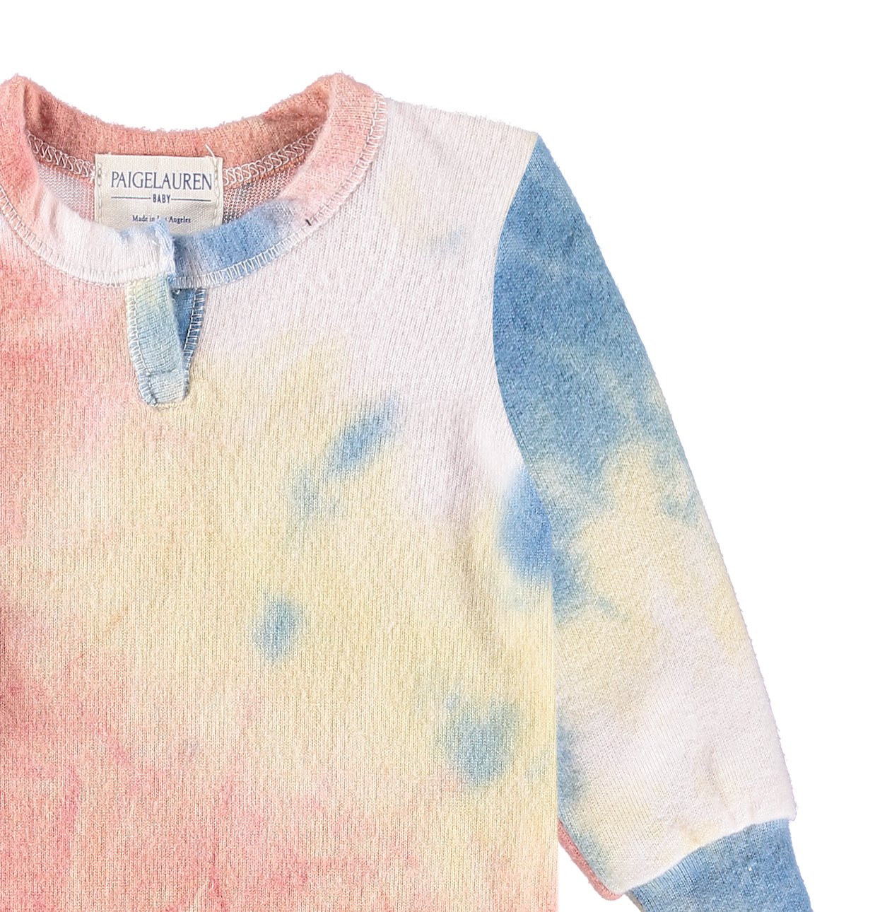 Eco-Hacci Multi Tie Dye Henley Romper